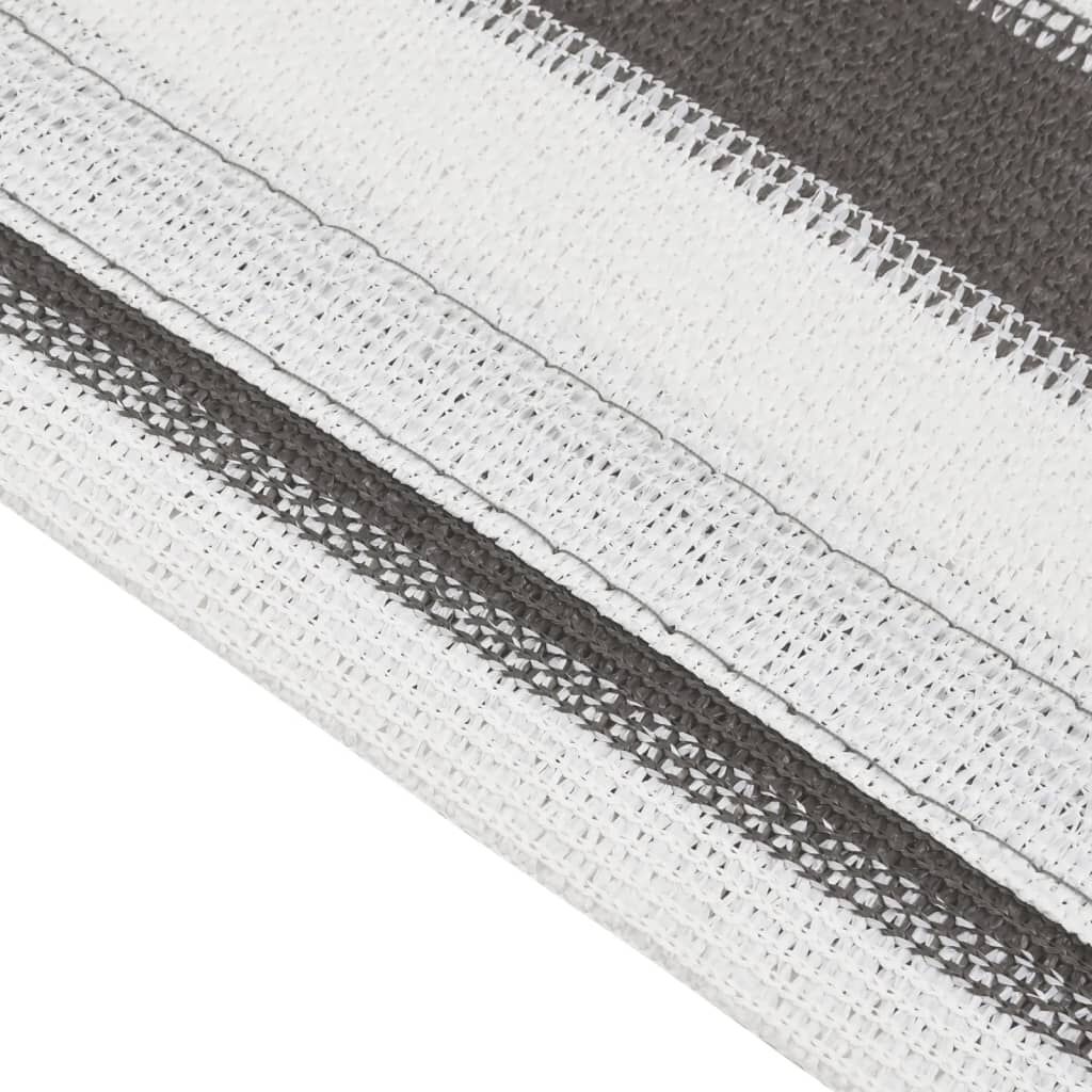 vidaXL Χαλί Σκηνής Ανθρακί / Λευκό 250 x 300 εκ.
