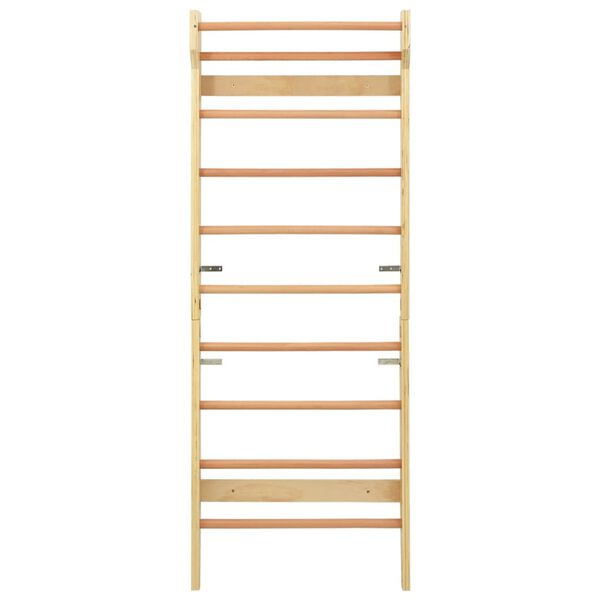 vidaXL Πολύζυγο Τοίχου 80 x 15,8 x 195 εκ. Ξύλινο