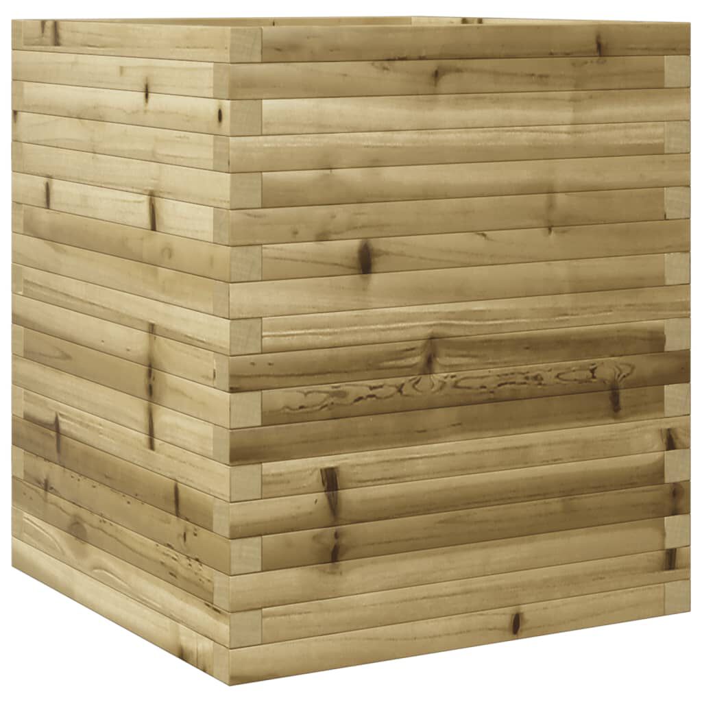 vidaXL Ζαρντινιέρα Κήπου 60x60x68,5 εκ. από Εμποτισμένο Ξύλο Πεύκου