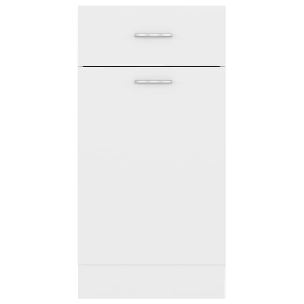 vidaXL Ντουλάπι με Συρτάρι Lyon Λευκό 40x46x81,5 εκ. Επεξ. Ξύλο
