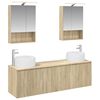 vidaXL &Sigma;&epsilon;&tau; &Nu;&tau;&omicron;&upsilon;&lambda;&alpha;&pi;&iota;ώ&nu; &Mu;&pi;ά&nu;&iota;&omicron;&upsilon; 5 pcs Sonoma &Delta;&rho;&upsilon;&sigmaf; &Epsilon;&pi;&epsilon;&xi;&epsilon;&rho;&gamma;&alpha;&sigma;&mu;έ&nu;&omicron; &Xi;ύ&lambda;&omicron;