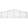 vidaXL Συρματοκιβώτια Τοξωτά 25 τεμ. 200x50x40/60 εκ. Γαλβαν. Ατσάλι