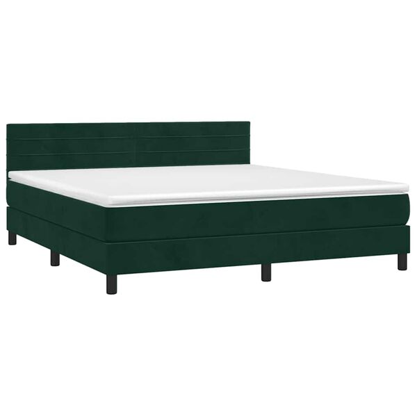 vidaXL &Kappa;&rho;&epsilon;&beta;ά&tau;&iota; Boxspring &mu;&epsilon; &Sigma;&tau;&rho;ώ&mu;&alpha; &Sigma;&kappa;&omicron;ύ&rho;&omicron; &Pi;&rho;ά&sigma;&iota;&nu;&omicron; 180x200&epsilon;&kappa;. &Beta;&epsilon;&lambda;&omicron;ύ&delta;&iota;&nu;&omicron;
