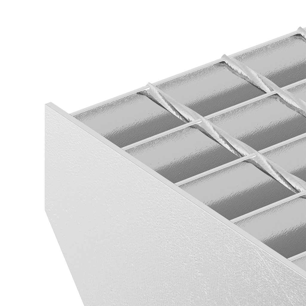 vidaXL Σκαλοπάτια από Σχάρα 70 x 24 x 7 εκ. από Γαλβανισμένο Χάλυβα