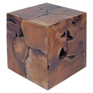 vidaXL &Sigma;&kappa;&alpha;&mu;&pi;ό 2 &tau;&epsilon;&mu;. &Kappa;&alpha;&phi;έ 40x40x45 &epsilon;&kappa;. &alpha;&pi;ό &Mu;&alpha;&sigma;ί&phi; &Xi;ύ&lambda;&omicron; Teak