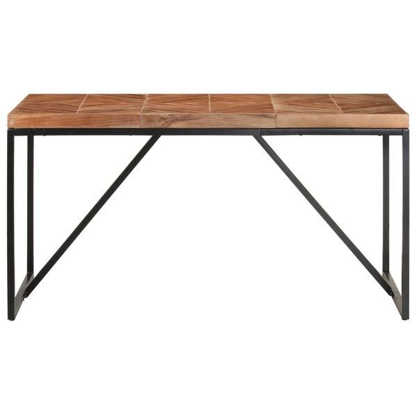 vidaXL Τραπεζαρία 140 x 70 x 76 εκ. από Μασίφ Ξύλο Ακακίας/Ξύλο Μάνγκο