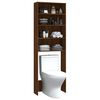 vidaXL Ντουλάπι Πλυντηρίου Καφέ Δρυς 64 x 24 x 190 εκ.