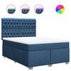 vidaXL &Kappa;&rho;&epsilon;&beta;ά&tau;&iota; Boxspring &mu;&epsilon; &Sigma;&tau;&rho;ώ&mu;&alpha; &Mu;&pi;&lambda;&epsilon; 140x200 &epsilon;&kappa;. &Upsilon;&phi;&alpha;&sigma;&mu;ά&tau;&iota;&nu;&omicron;