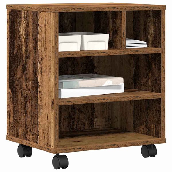 vidaXL Σταντ Εκτυπωτή Παλαιό ξύλο 41 x 32 x 48 εκ. Επεξεργασμένο ξύλο