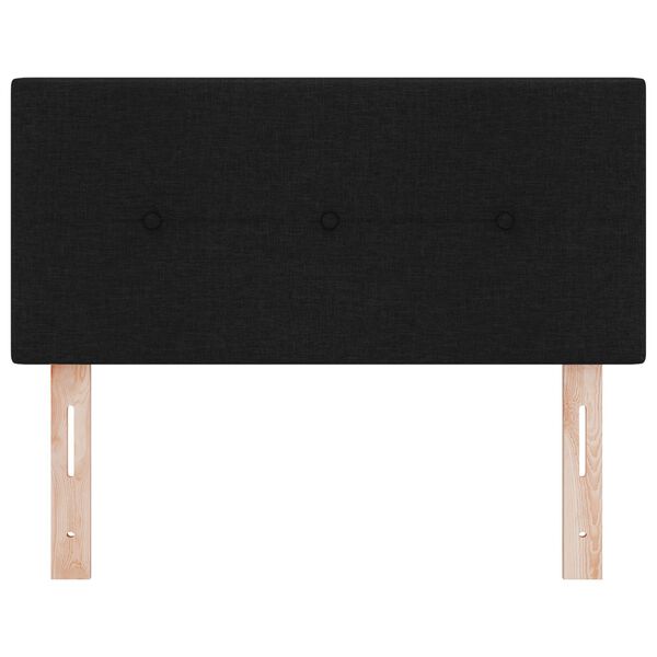 vidaXL Κεφαλάρι με κεφαλάρι Μαύρο 80 cm ύφασμα