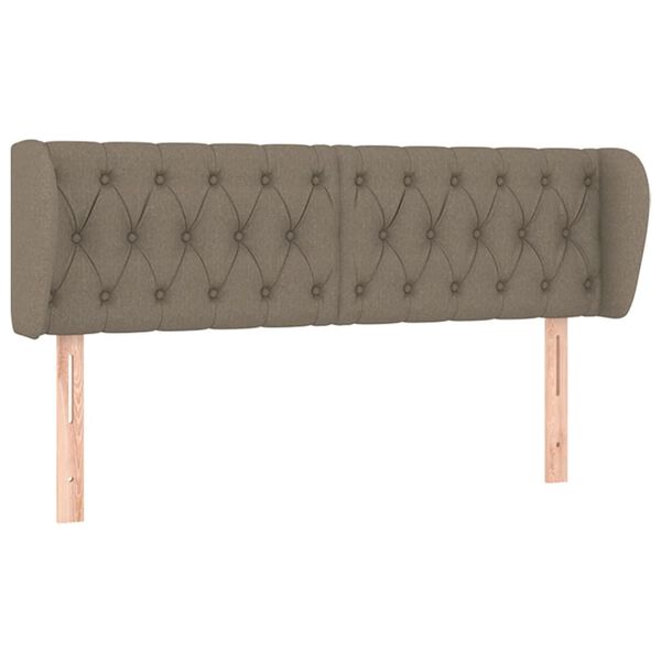 vidaXL &Kappa;&epsilon;&phi;&alpha;&lambda;ά&rho;&iota; &mu;&epsilon; &Pi;&tau;&epsilon;&rho;ύ&gamma;&iota;&alpha; Taupe 163x23x78/88 &epsilon;&kappa;. &Upsilon;&phi;&alpha;&sigma;&mu;ά&tau;&iota;&nu;&omicron;