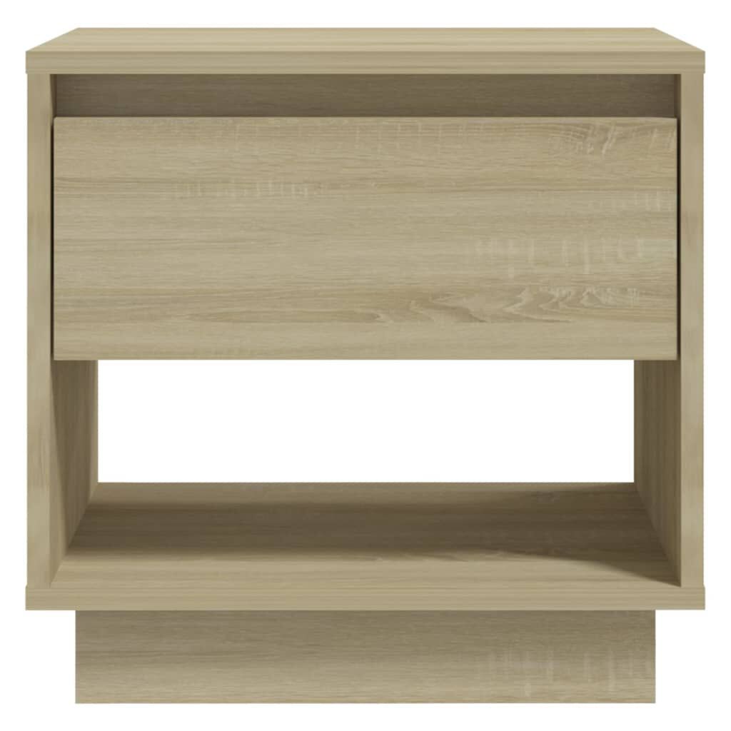 vidaXL Κομοδίνο Χρώμα Sonoma Δρυς 45 x 34 x 44 εκ. από Μοριοσανίδα