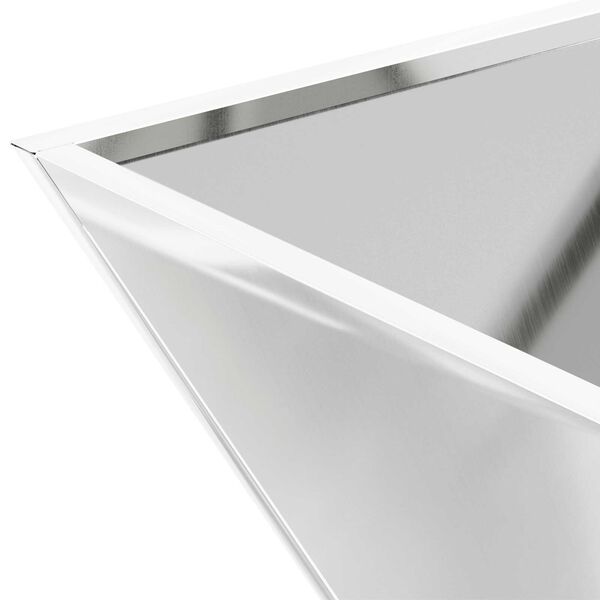 vidaXL Γλάστρα Κήπου 35x35x15 εκ από Γαλβανισμένο Χάλυβα.