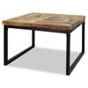 vidaXL &Tau;&rho;&alpha;&pi;&epsilon;&zeta;ά&kappa;&iota; &Sigma;&alpha;&lambda;&omicron;&nu;&iota;&omicron;ύ 60 x 60 x 40 &epsilon;&kappa;. &alpha;&pi;ό &Xi;ύ&lambda;&omicron; Teak &kappa;&alpha;&iota; &Rho;&eta;&tau;ί&nu;&eta;