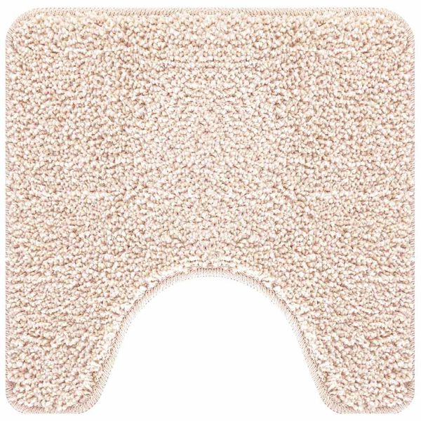 vidaXL Πατάκι μπάνιου 3 pcs Κρεμ 50 x 50 cm Πολυπροπυλένιο