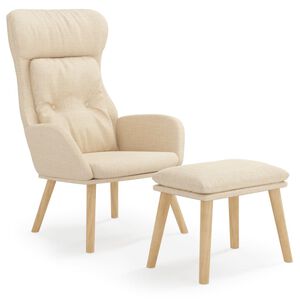 vidaXL &Pi;&omicron;&lambda;&upsilon;&theta;&rho;ό&nu;&alpha; Relax &Kappa;&rho;&epsilon;&mu; &Upsilon;&phi;&alpha;&sigma;&mu;ά&tau;&iota;&nu;&eta; &mu;&epsilon; &Upsilon;&pi;&omicron;&pi;ό&delta;&iota;&omicron;