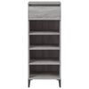 vidaXL Παπουτσοθήκη Γκρι Sonoma 40x36x105 εκ. από Επεξεργασμένο Ξύλο