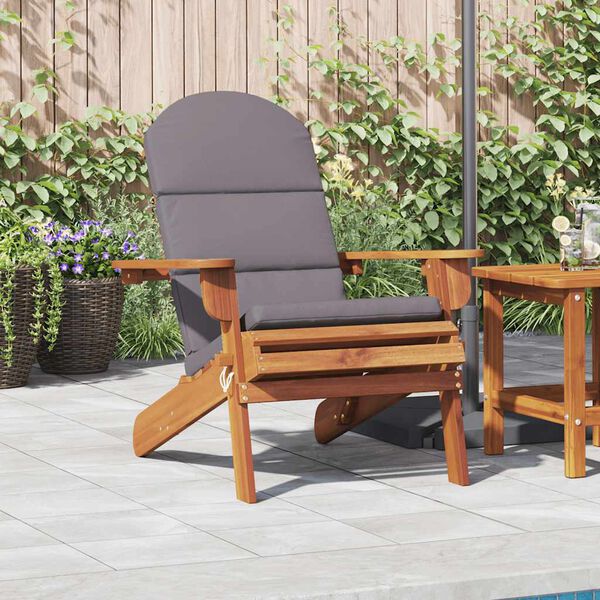 vidaXL Καρέκλα Κήπου Adirondack με Μαξιλάρια από Μασίφ Ξύλο Ακακίας