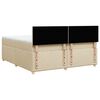 vidaXL &Kappa;&rho;&epsilon;&beta;ά&tau;&iota; Boxspring &mu;&epsilon; &Sigma;&tau;&rho;ώ&mu;&alpha; &Kappa;&rho;&epsilon;&mu; 200x200 &epsilon;&kappa;. &Upsilon;&phi;&alpha;&sigma;&mu;ά&tau;&iota;&nu;&omicron;