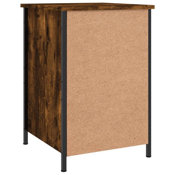 vidaXL Κομοδίνο Καπνιστή Δρυς 40x42x60 εκ. από Επεξεργασμένο Ξύλο