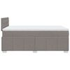 vidaXL &Kappa;&rho;&epsilon;&beta;ά&tau;&iota; Boxspring &mu;&epsilon; &Sigma;&tau;&rho;ώ&mu;&alpha; Taupe 120x190 &epsilon;&kappa;. &Upsilon;&phi;&alpha;&sigma;&mu;ά&tau;&iota;&nu;&omicron;