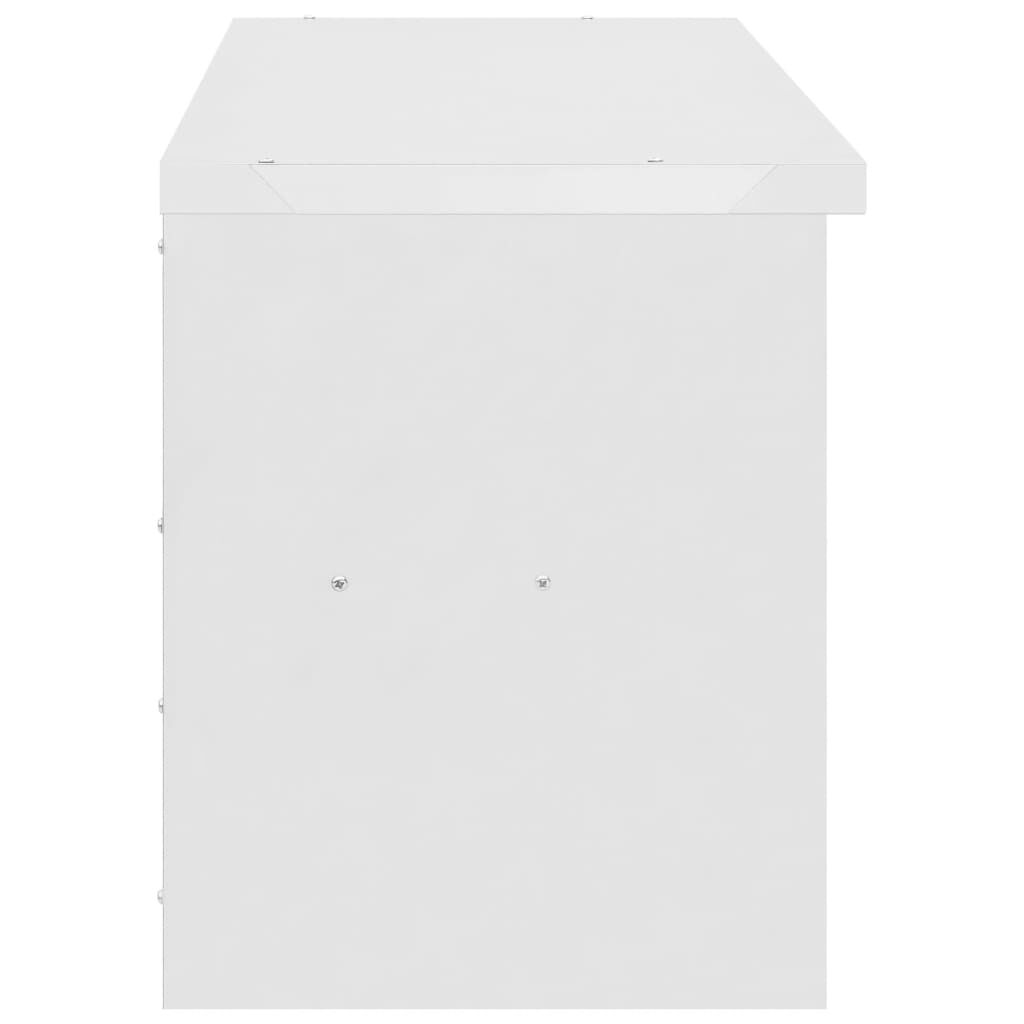 vidaXL Ερμάριο Τοίχου 90 x 40 x 50 εκ. Ανοξείδωτο Ατσάλι