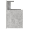 vidaXL Κομοδίνο Γκρι Σκυροδέματος 40 x 35 x 60 εκ. από Επεξ. Ξύλο