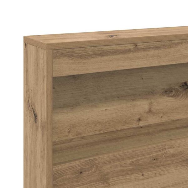 vidaXL Κεφαλάρι Αποθήκης με ράφι artisan δρυς 75 cm Επεξεργασμένο ξύλο