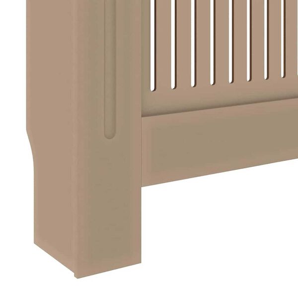 vidaXL Καπάκι Καλοριφέρ 2 pcs Καφέ (142-205) x 20.5 x 81.5 εκ.