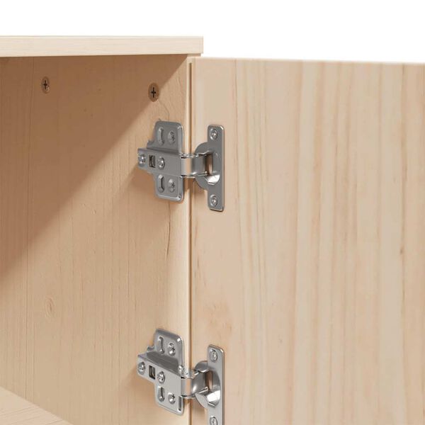 vidaXL Ντουλάπι 67 x 40 x 108,5 εκ. από Μασίφ Ξύλο Πεύκου