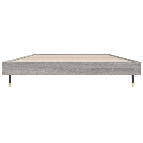 vidaXL Πλαίσιο Κρεβατιού Γκρι Sonoma 100x200 εκ. Επεξεργασμένο Ξύλο