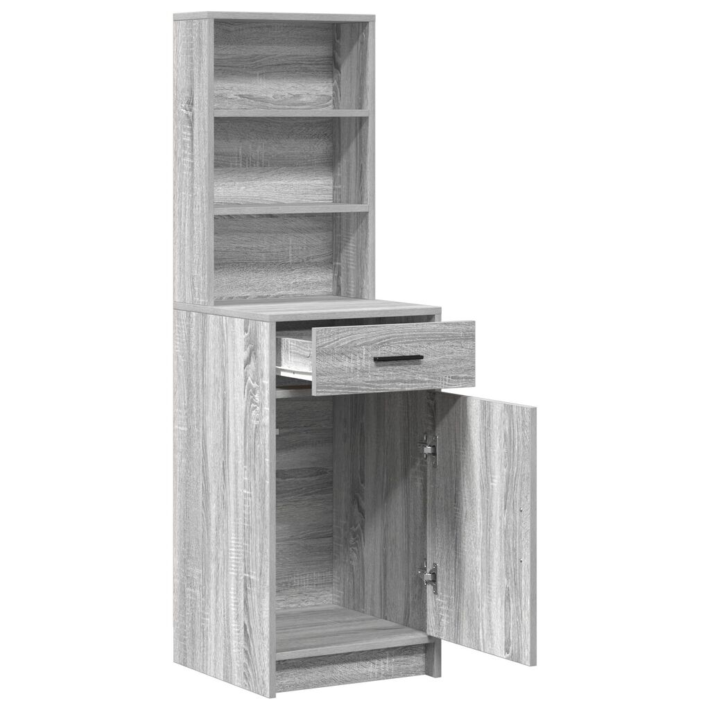 vidaXL Υψηλό Ντουλάπι Γκρι Sonoma 40x41x135 εκ. Επεξεργασμένο Ξύλο
