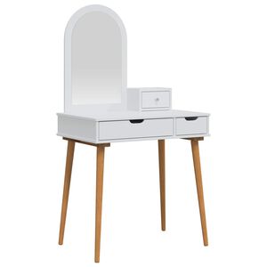 vidaXL &Sigma;&epsilon;&tau; &Tau;&rho;&alpha;&pi;&epsilon;&zeta;&iota;&omicron;ύ &Mu;&alpha;&kappa;&iota;&gamma;&iota;ά&zeta; FAUSKE 3 pcs &Lambda;&epsilon;&upsilon;&kappa;ό 76 x 50 x 143 &epsilon;&kappa;