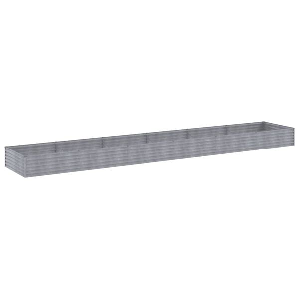 vidaXL Ζαρντινιέρα 579 x 100 x 36 εκ. από Ατσάλι Σκληρυθέν στον Αέρα