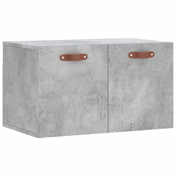 vidaXL Ντουλάπι Τοίχου Γκρι Σκυρ. 60x36,5x35 εκ. Επεξεργασμένο Ξύλο