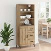 vidaXL Highboard Artisan Oak 69,5 x 34 x 180 &epsilon;&kappa;. &Epsilon;&pi;&epsilon;&xi;&epsilon;&rho;&gamma;&alpha;&sigma;&mu;έ&nu;&omicron; &xi;ύ&lambda;&omicron;