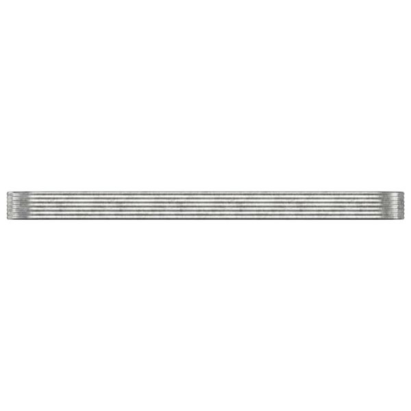 vidaXL Ζαρντινιέρα Ασημί 507x100x36 εκ. Γαλβανισμένος χάλυβας