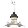 vidaXL Spotlights με προβολείς 12 pcs Ασημί 9 x 9 εκ. Μέταλλο