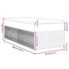 vidaXL Κρεβάτι Boxspring με Στρώμα Σκούρο Καφέ 80x200 εκ. Υφασμάτινο