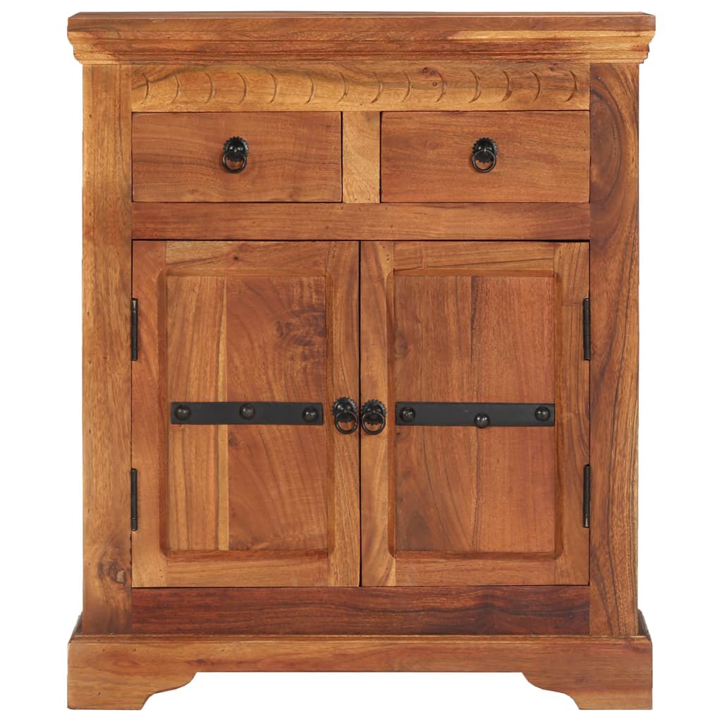 vidaXL Ντουλάπι / Ψηλός Μπουφές 63 x 30 x 75 εκ. Μασίφ Ξύλο Ακακίας