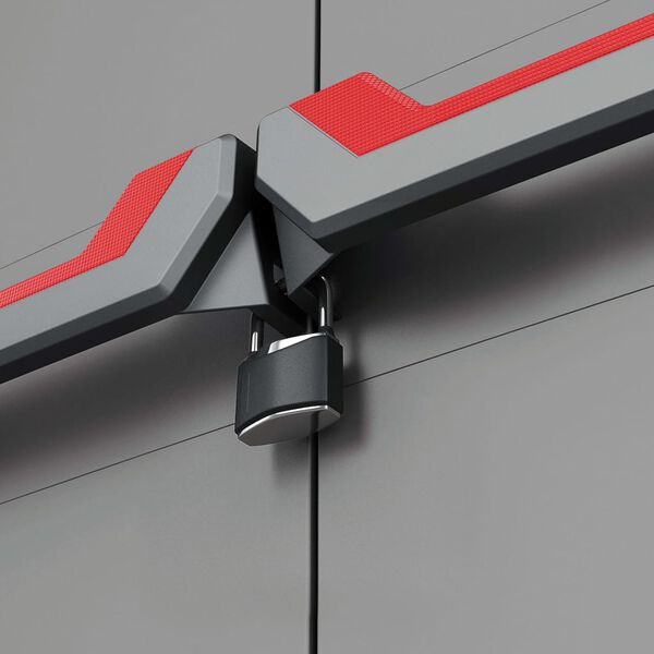 Keter Ντουλάπα Αποθήκευσης Πολυχρηστική Stilo Γκρι / Μαύρο 173 εκ.