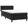 vidaXL Box Spring &Kappa;&rho;&epsilon;&beta;ά&tau;&iota; &mu;&epsilon; &sigma;&tau;&rho;ώ&mu;&alpha; &Mu;&alpha;ύ&rho;&omicron; 100x220 &epsilon;&kappa;. &Beta;&epsilon;&lambda;&omicron;ύ&delta;&iota;&nu;&omicron;