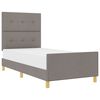 vidaXL &Sigma;&kappa;&epsilon;&lambda;&epsilon;&tau;ό&sigmaf; &Kappa;&rho;&epsilon;&beta;&alpha;&tau;&iota;&omicron;ύ &mu;&epsilon; &kappa;&epsilon;&phi;&alpha;&lambda;ά&rho;&iota; Taupe 100 x 200 cm ύ&phi;&alpha;&sigma;&mu;&alpha;