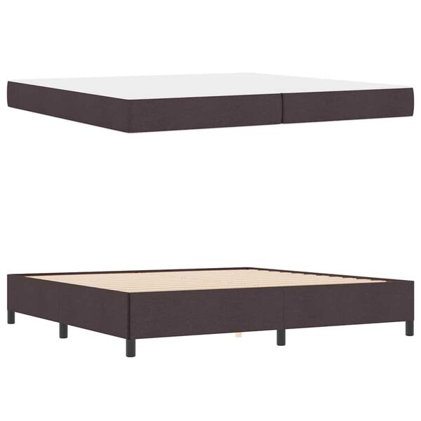 vidaXL Κρεβάτι με ελατήρια Καφέ 200 x 200 cm