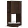 vidaXL Ντουλάπι Περιστρ. Καπνιστή Δρυς 34,5x34,5x75,5 εκ. Επεξ. Ξύλο