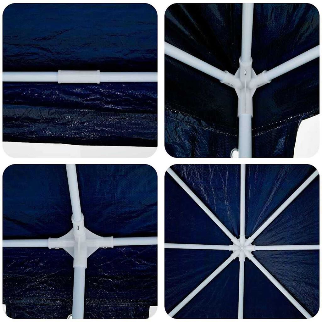 vidaXL Σκηνή Πάρτυ Μπλε και άσπρο 800 x 400 x 266 εκ