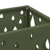 vidaXL Σχέδιο & βάση αποθήκευσης Ελιά 15.5 x 15.5 x 49 εκ Μέταλλο
