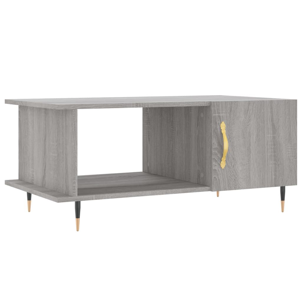 vidaXL Τραπεζάκι Σαλονιού Γκρι Sonoma 90x50x40 εκ. Επεξεργασμένο Ξύλο