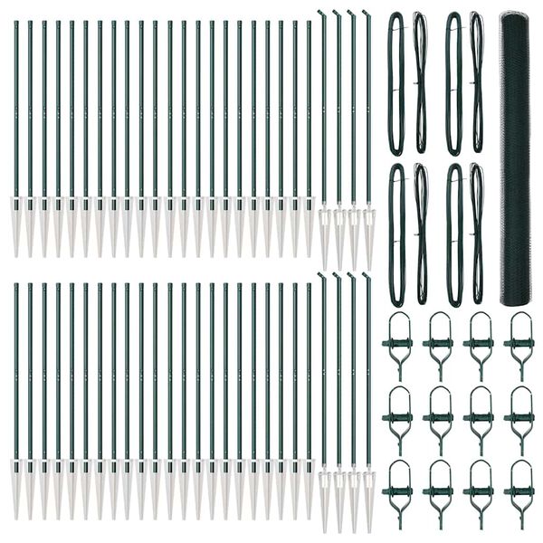 vidaXL &Phi;&rho;ά&chi;&tau;&eta;&sigmaf; &mu;&epsilon; &Sigma;&tau;ή&lambda;&epsilon;&sigmaf;. &Pi;&rho;ά&sigma;&iota;&nu;&omicron; 1.5 x 100 &mu; &Alpha;&tau;&sigma;ά&lambda;&iota; &mu;&epsilon; &epsilon;&pi;&iota;&kappa;ά&lambda;&upsilon;&psi;&eta; PVC