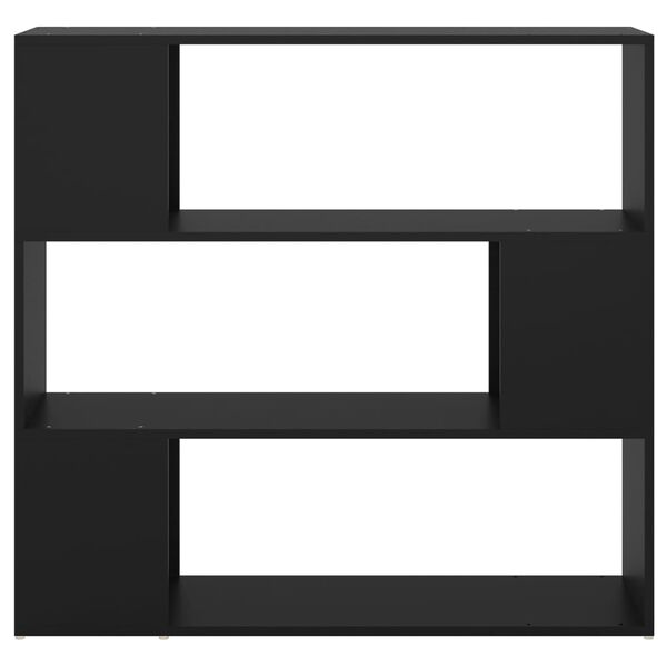 vidaXL Βιβλιοθήκη/Διαχωριστικό Χώρου Μαύρο 100 x 24 x 94 εκ.